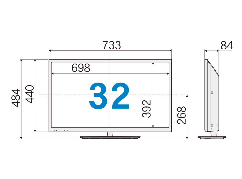 液晶テレビ(32型)