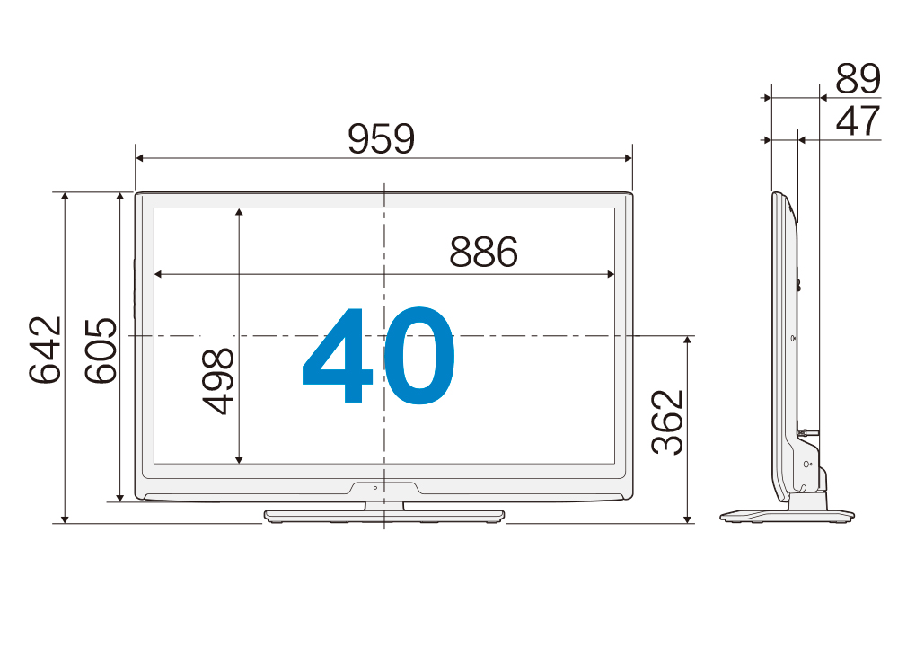 液晶テレビ(40型)