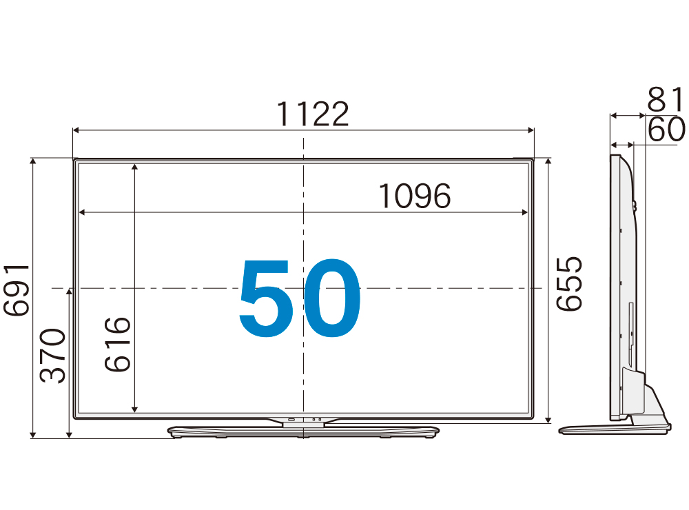 4K液晶テレビ(50型)