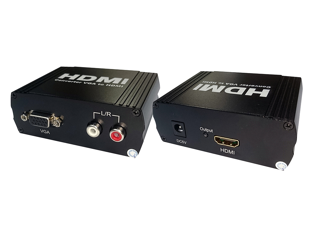 VGA＆RCA → HDMI 変換コンバータ